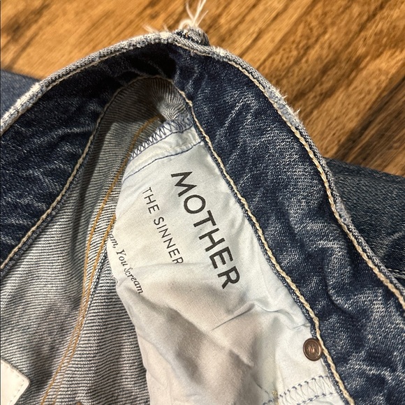 MOTHER SUPERIOR the sinner ankle jeans ice cream you scream size 25 - Picture 8 of 12